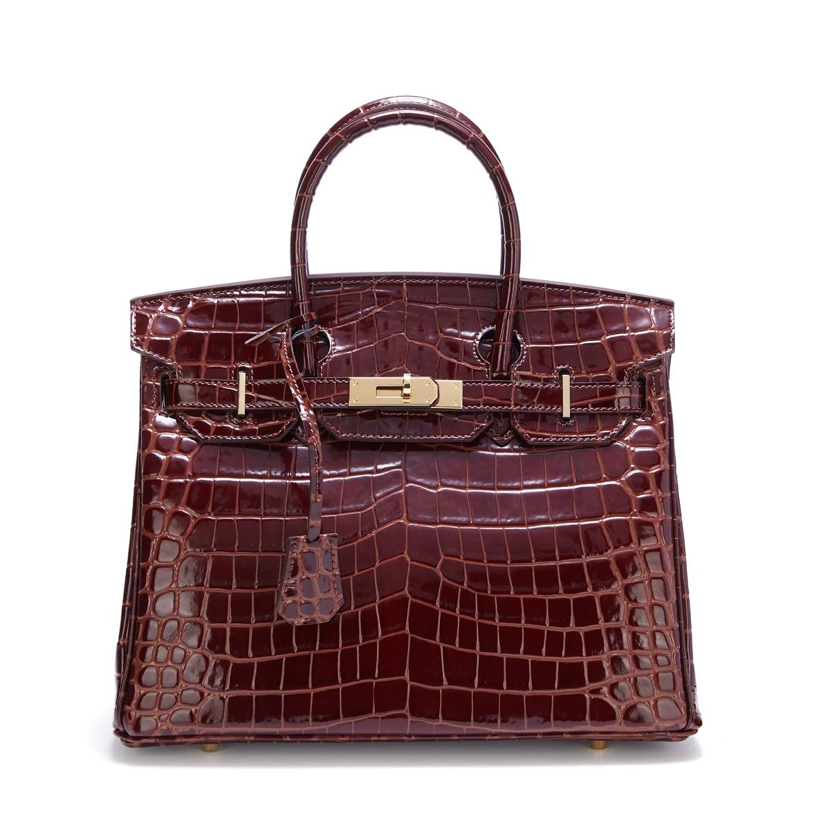 

Новая кожаная сумка платинового цвета с крокодиловым дизайном, модная женская сумка-тоут, большая сумка и сумка через плечо из коровьей кожи 30x17x22cm кофейный