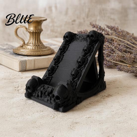 Adjustable Phone Holder 3D Printed Skeleton Mobile Holder Universal Stand Decorative Support Creative Skulls for All Models Ornament