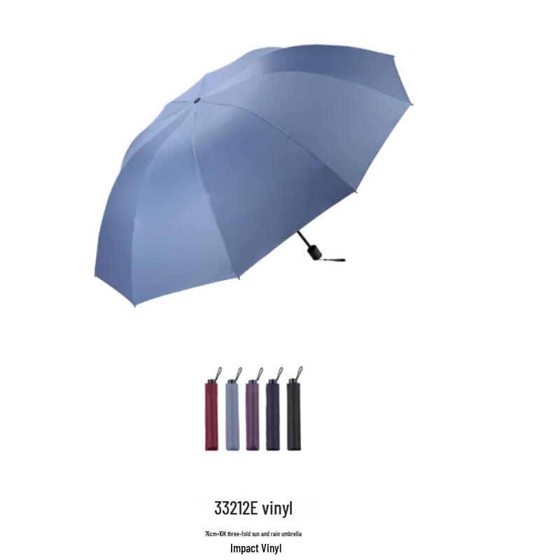 Heaven 10-Rib UV Protection Tri-Fold Umbrella