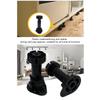 4pcs Black Cabinet Feet Durable Furniture Support Legs Sturdy Cabinet Leveling Feet  Closet
