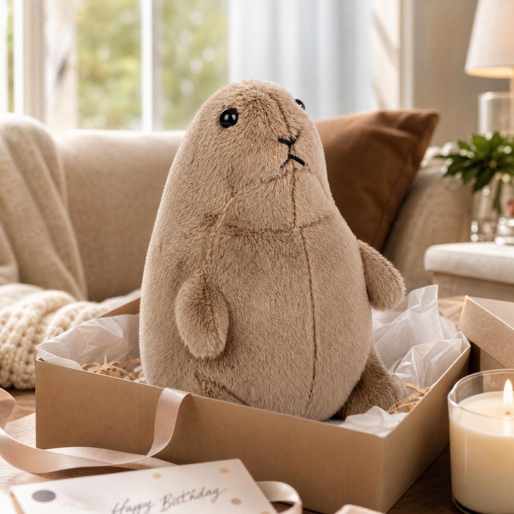 Cute Soft Plush Toy Stuffed Animal for Home Decor, Play and Birthday Gifts for Kids and Adults