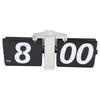 Flip Clock PVC Stainless Steel Battery Powered Retro Mechanical Digital Automatic Flip Down Desk Clock for Living Room