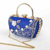 New Arrival Flower Crystal Wedding Bridal Clutch Purse Luxury Designer Women'S Dinner Party Cocktail Handbags Diamond Bags