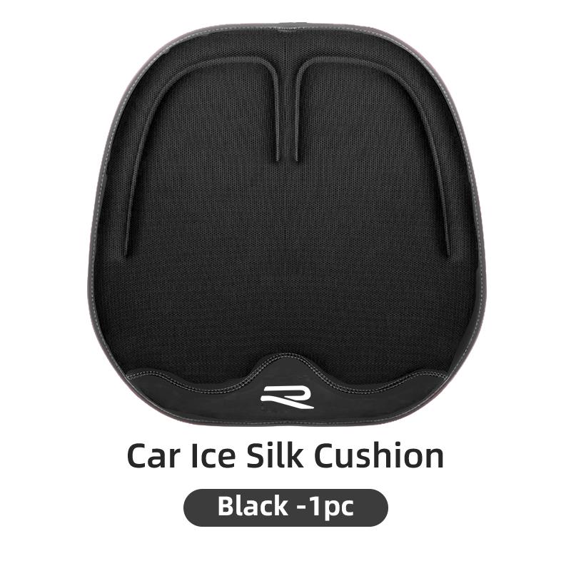 Car Seat Cushion Leather Breathable Ice Silk Pad Interior Accessories For Volkswagen VW Passat Golf Tiguan Polo Scirocco Jetta