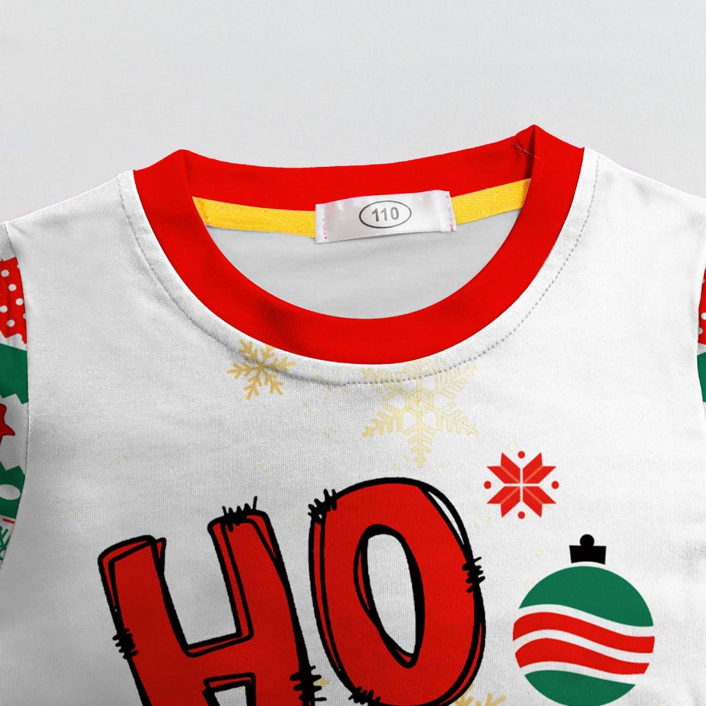 New Arrival Christmas Reindeer Print Pajama Set - Long Sleeve Top & Pants