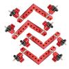 90 Degrees Carpenter's Square Ruler Woodworking Tool L-Shaped Auxiliary Fixture Splicing Board Right Angle Fixing Clip