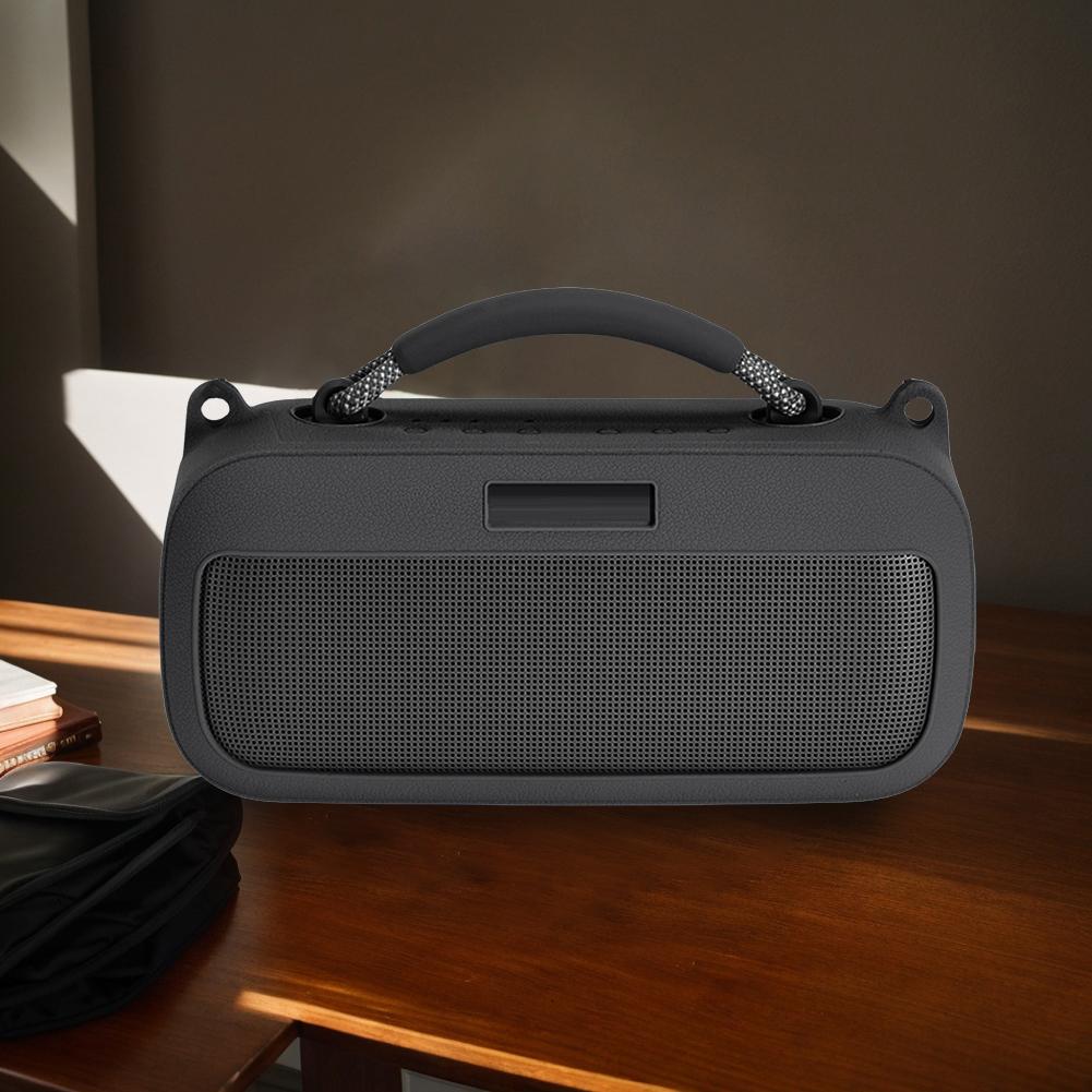 Silicone Cover Case Shockproof Speaker Cover Anti-Scratch Speakers Pouch Bag with Shoulder Strap for Bose SoundLink Max Speaker