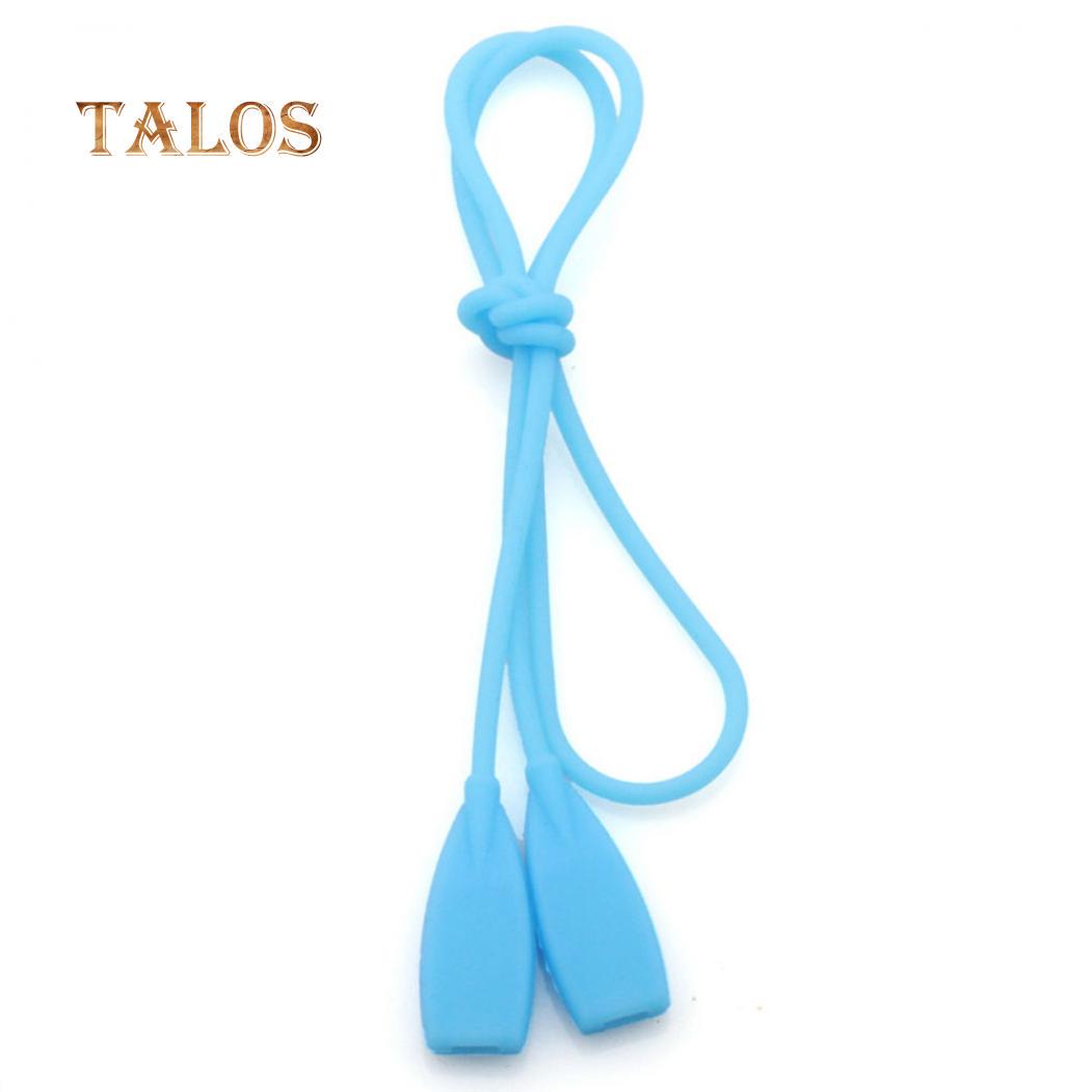 

Силиконовые ремешки для очков, противоскользящие очки, солнцезащитные очки, спортивный ремешок, держатель для шнура flat Head небесно-голубой