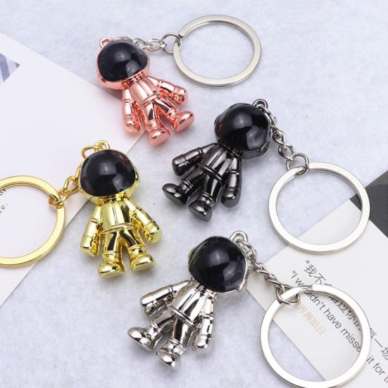 Ornamental Couple Chain Electroplating Multi-use Ornament Key