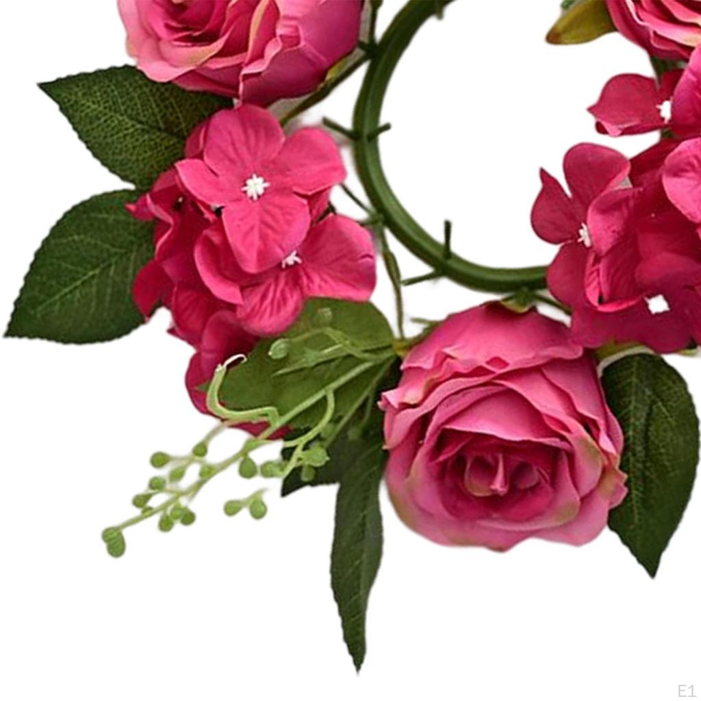 20 cm Ljusring Kransar Centerstycken Festival Blomstergirlang Bordsskiva Thanksgiving Bröllop Påsk