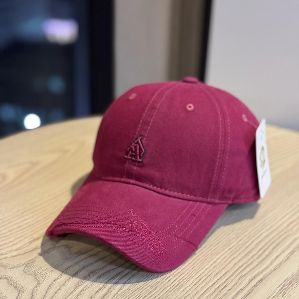 2026New trendy brand letter-embroidered soft-top hat for men, winter baseball cap, versatile for outdoor sports