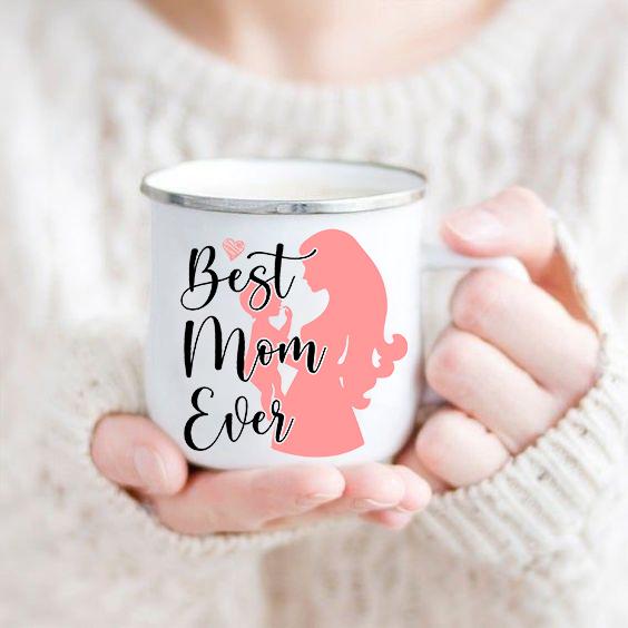 Mothers Day Gift for Mom Mommy Birthday Gifts Best Mom Ever Mug Mommy Coffee Mugs Mother Drink Cup Tea Enamel Cups
