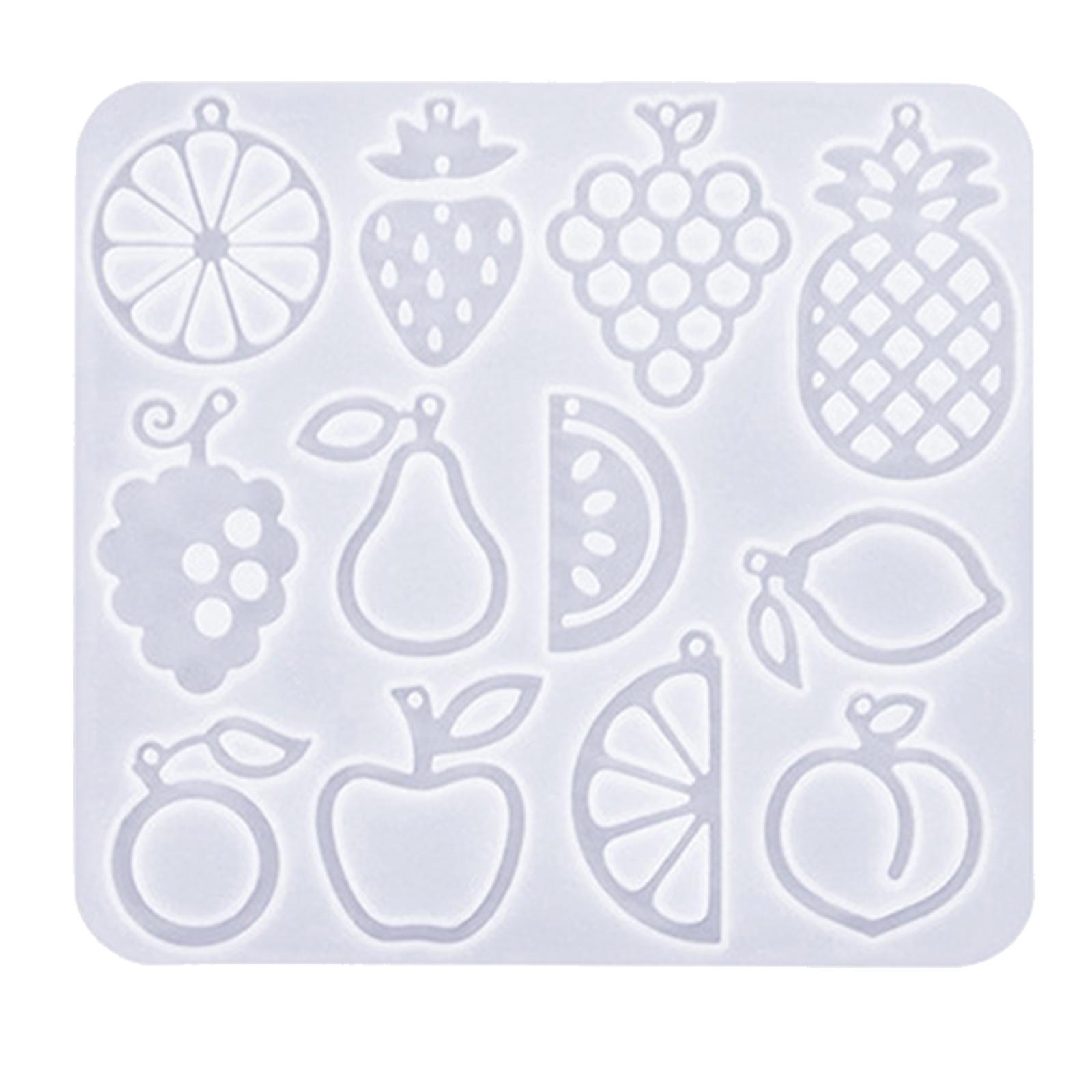 

Фруктовые серьги Силиконовые формы Ювелирные изделия из смолы Формы для подвесок Формы для поделок Формы для изготовления украшений из овощей Формы для поделок 2