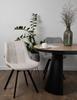 Upholstered Swivel Chair ASTER Velvet Black