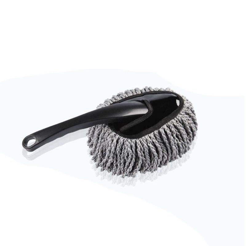 Must-have In-Car Cleaning Brush! In-Car Mini Wax Brush Paired with a Dust Removal Duster Easily Create a Clean Carriage