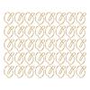 40Pcs Paper Clip Golden Apples Shape Creativity Personality Large Size Craft Paperclip for Home Offi