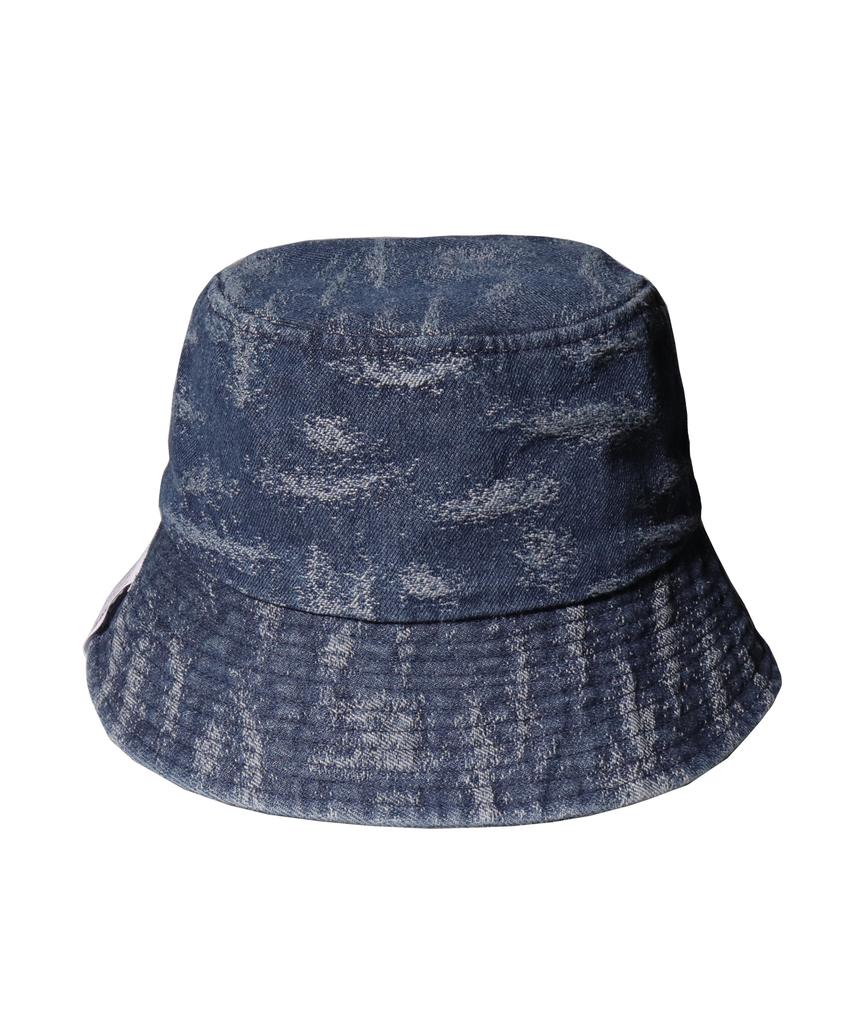 Seullipiseullib Scratch Blue Denim Bucket Hat