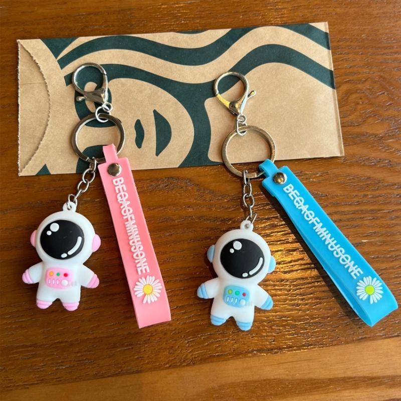 Cute Astronaut Keychain Figure Pendant Toy For Kids Portable And Stylish Accessory