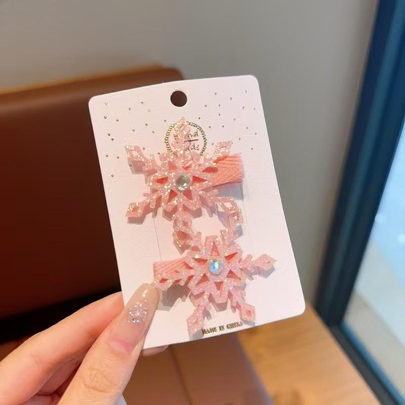 1 Pair Women's Fashion Hair Accessories Geometric Shapes Personality Adorned Suitable for Daily Wear Princess Sweet Hair Clips