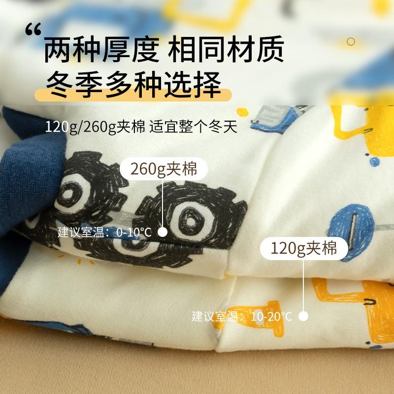 Cotton Baby Sleep Bag Thickened Winter Anti-kick Blanket Toddler Kindergarten
