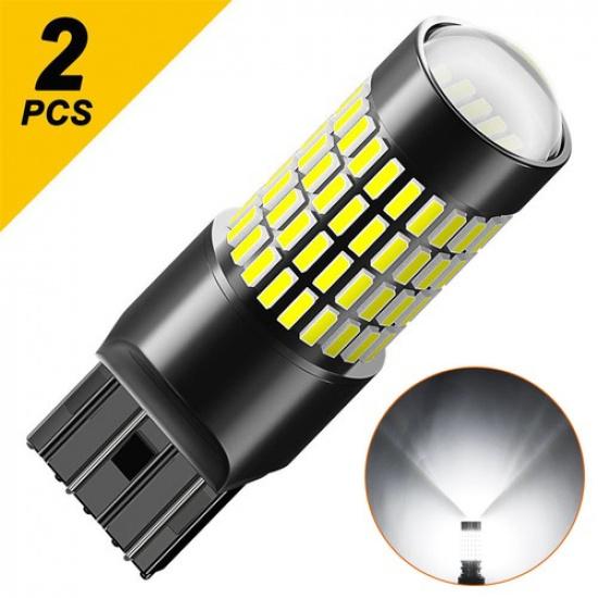 AUXITO Pair Lighting 7443 102 LED Back Up Reverse Light Brake Bulb Lamp White US
