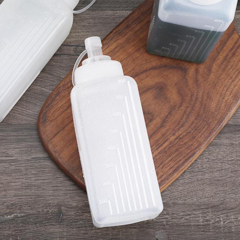 800/1000 ml Quetschflaschen für Soße, Gewürzspender, große Öffnung, staubdicht, Küchenwürze, Salatsoße, Olivenölflasche