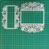 6089 Rectangular Lace Frame Metal Carbon Steel Die-Cutting Mold for DIY Projects