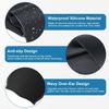 Customize Logo Colorful Lower MOQ Underwater Sports Swim Caps Silicone Ear Swimming Cap