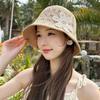Koreanischer Stil 3D-Blumen-Fischerhut für Damen, Sommerlicher Hohl-atmungsaktiver Sonnenhut, Vielseitiger Eimerhut