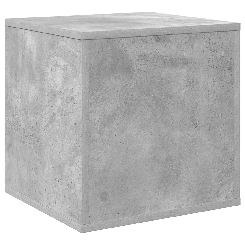 Vinyl Album Box 2 pcs. Concrete Grey 37 x 365 x 38 cm