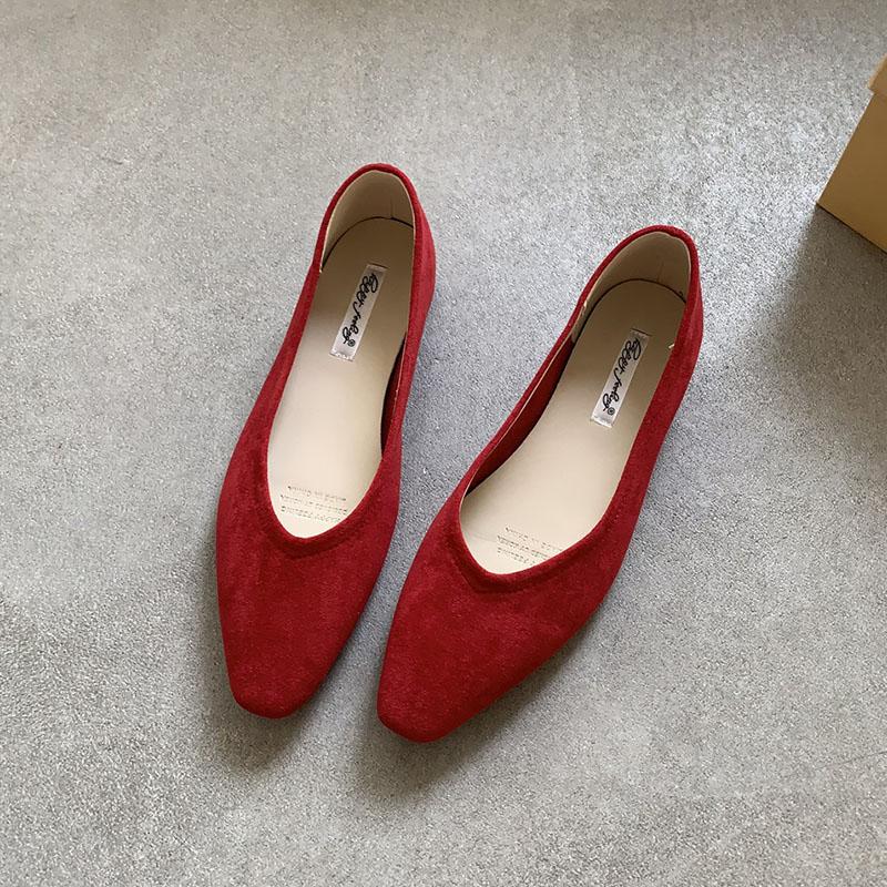 Fashion Fashion Shallow Ladies Low Heel Shoes New In Summer Spring Pointed Toe Female Slip On Footwear Flats With Shoes For Women