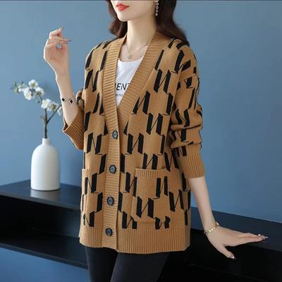 Sweaters Cardigan for Women Winter Large Size Loose Long Sleeve Knit Cardigan Sweaters Jacket Coat