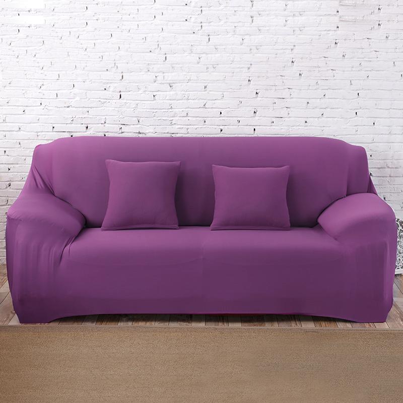 Elastic Plain Solid Sofa Cover Stretch Tight Wrap All-Inclusive Sofa Cover For Living Room Funda Sofa Couch Cover Armchair Cover