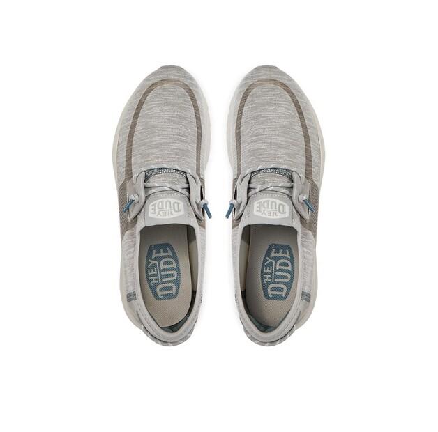 Men's Sneakers Hey Dude Sirocco Dual Knit 40184-007 Grey