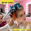 Douyin Sleep Curlers: Rubber & Wool Hair Styling Tools for Big Waves, Long Curls, and Micro Curls.