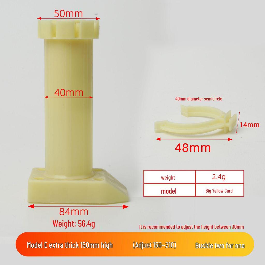 Adjustable Cabinet and Sofa Legs - Thickened ABS Plastic Support