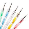 5pcs/set Double Headed Nail Dot Pen For Nails Art Decoration Acrylic Rhinestone Diamond Nail Dotting Tool
