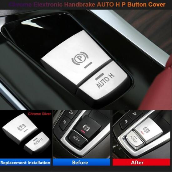 For BMW 5 6 7 X3 X4 X5 X6 F10 F07 F06 F01 F25 F26 Handbrake Button Cover Sticker