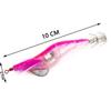 10CM Squid Hook PVC Fishing Bait Durable Wood Shrimp Lures  Fishing