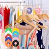 Giantree 10 Pcs Closet Dividers for Hanging Clothes, Color Plastic Rack Dividers Round Clothes Closet Labels Reble Separators