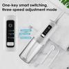 Portable 4-Head Electric Water Flosser, Adjustable 60-120 PSI Dental Irrigator for Tartar Removal Oral Hygiene