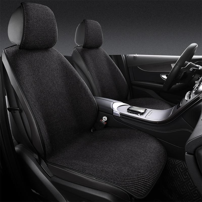 Unibody  Linen Car Seat Cushions – Breathable Comfort Seat Cover for Front Seats, Universal Fit Most Vehicles