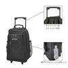 Captain Stag Carry-on Bag, 600D, Fits 2-3 Nights, Expandable Gusset, 2-Way Backpack Style (33-48L), Black