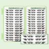 6/28 Rows Eye Manga False Eyelashes Large Capacity Tapered Thick Segmented Individual Cluster Lash Extensions Enlarge Eyes
