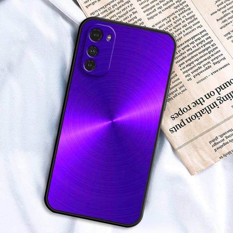 Art Colored Luminous Pattern For Motorola G85 Edge 50 G24 G35 G14 G04 40 G72 G34 G G54 G13 G32 5G Black Phone Case