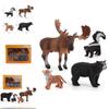 Childrens Animal Handcraft Figurines Pvc Wildlife Desktop Models For Classroom And Play