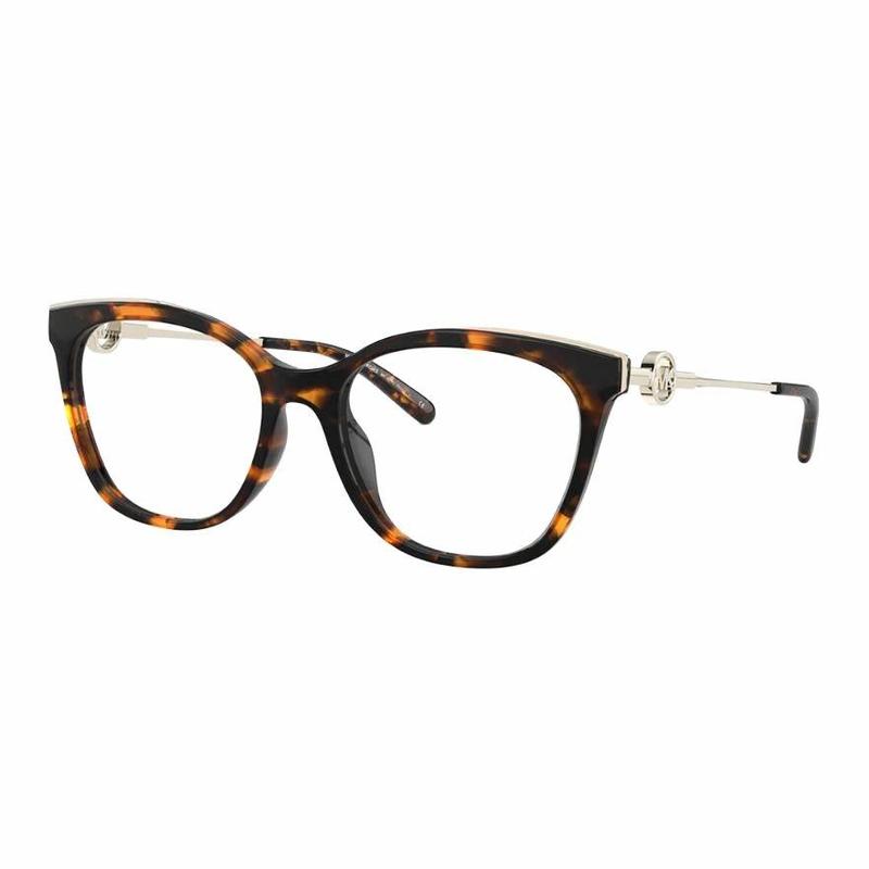 MICHAEL KORS Full frame design, square optical frame, same style for men and women, tortoiseshell color