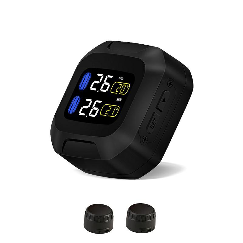 Wireless Motorcycle TPMS Tire Pressure Monitoring System Motor Tyre  Alarm 2  Sensor Tools for BMW for Kawasaki