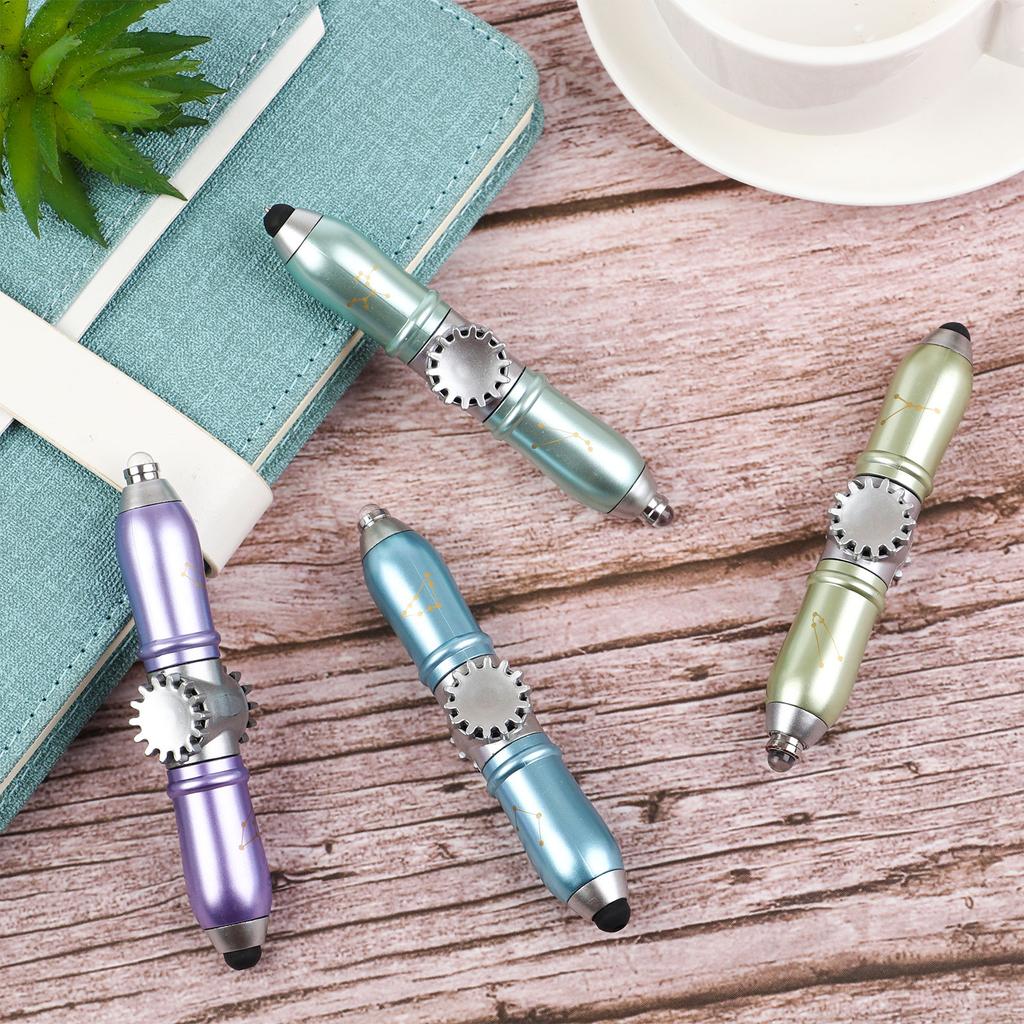 4Pcs Fidget Pen Multi-Function Spinning Pen Stress Reducer Pens For Spinning