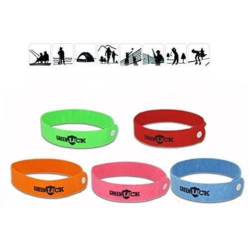 Mosquito and Insect Repellent Bracelets - Multicolored - Adult - Synthetic - Red